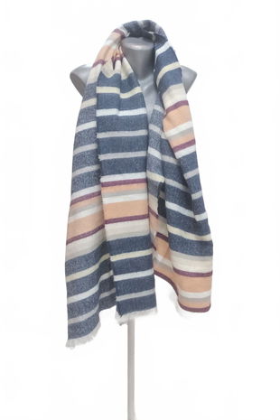Dámská šála Genesis, barva pruhovaná