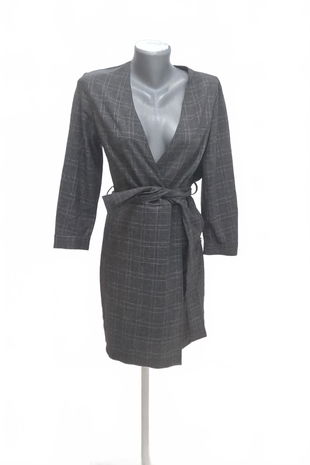 Dámske šaty Mango, farba sivá, veľkosť S