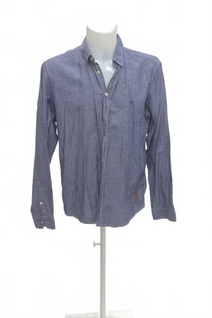 Pánská košile Genesis, barva modrá, velikost M