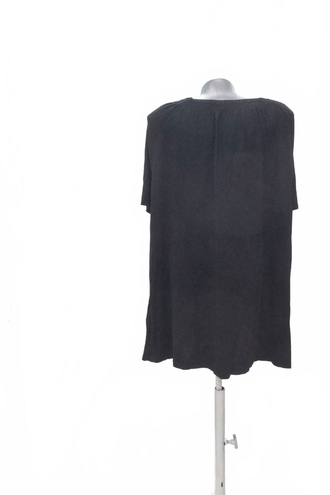 Dámské tričko C&A bez potisku, barva černá, velikost 48