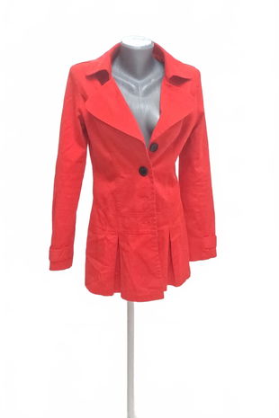 Dámsky kabát Tally Weijl, farba červená, veľkosť 38