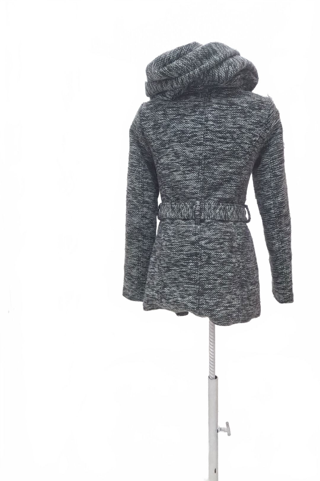 Dámsky zimný kabát Amisu, farba sivá, veľkosť 34