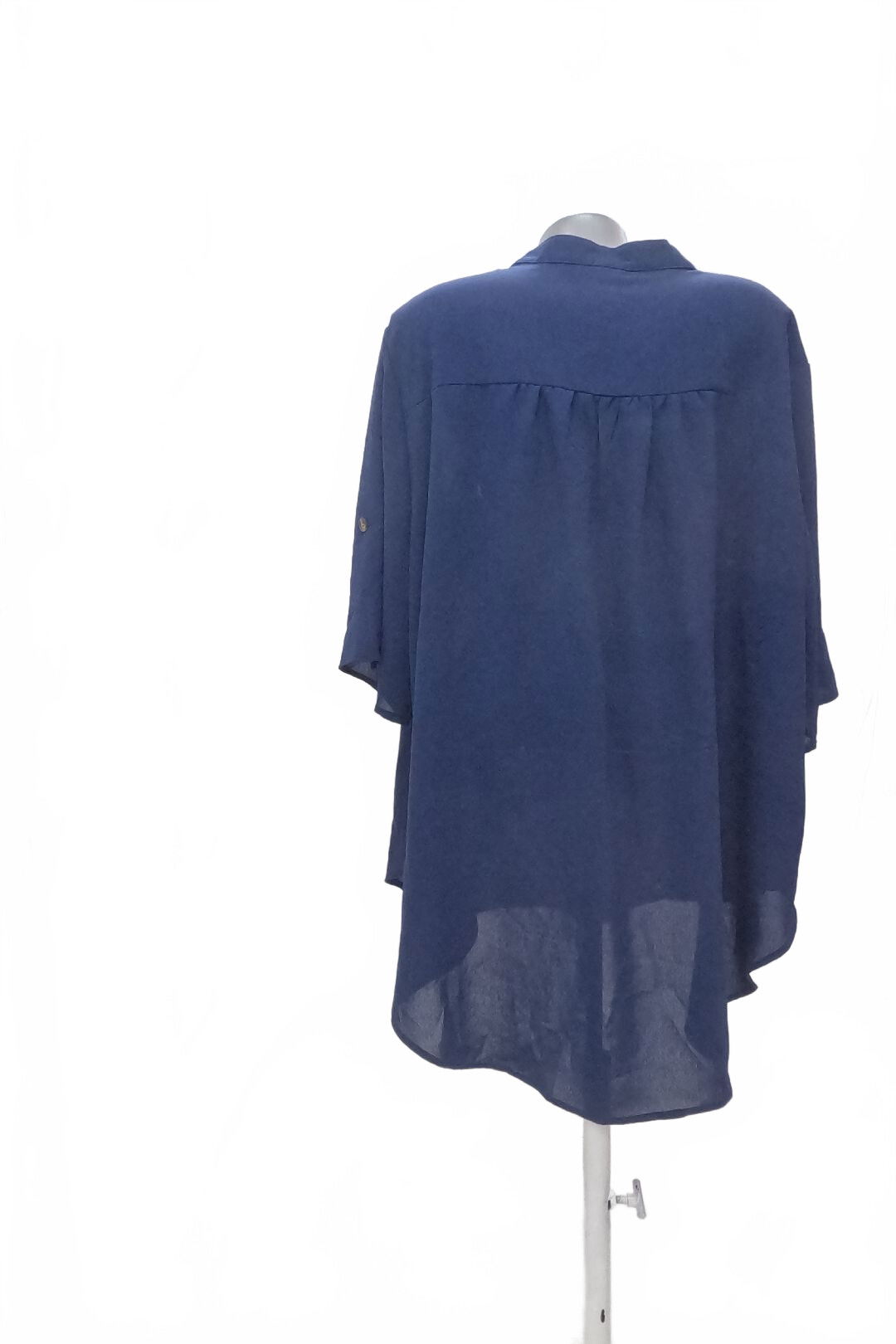 Dámská halenka Emery Rose, barva modrá, velikost 4XL