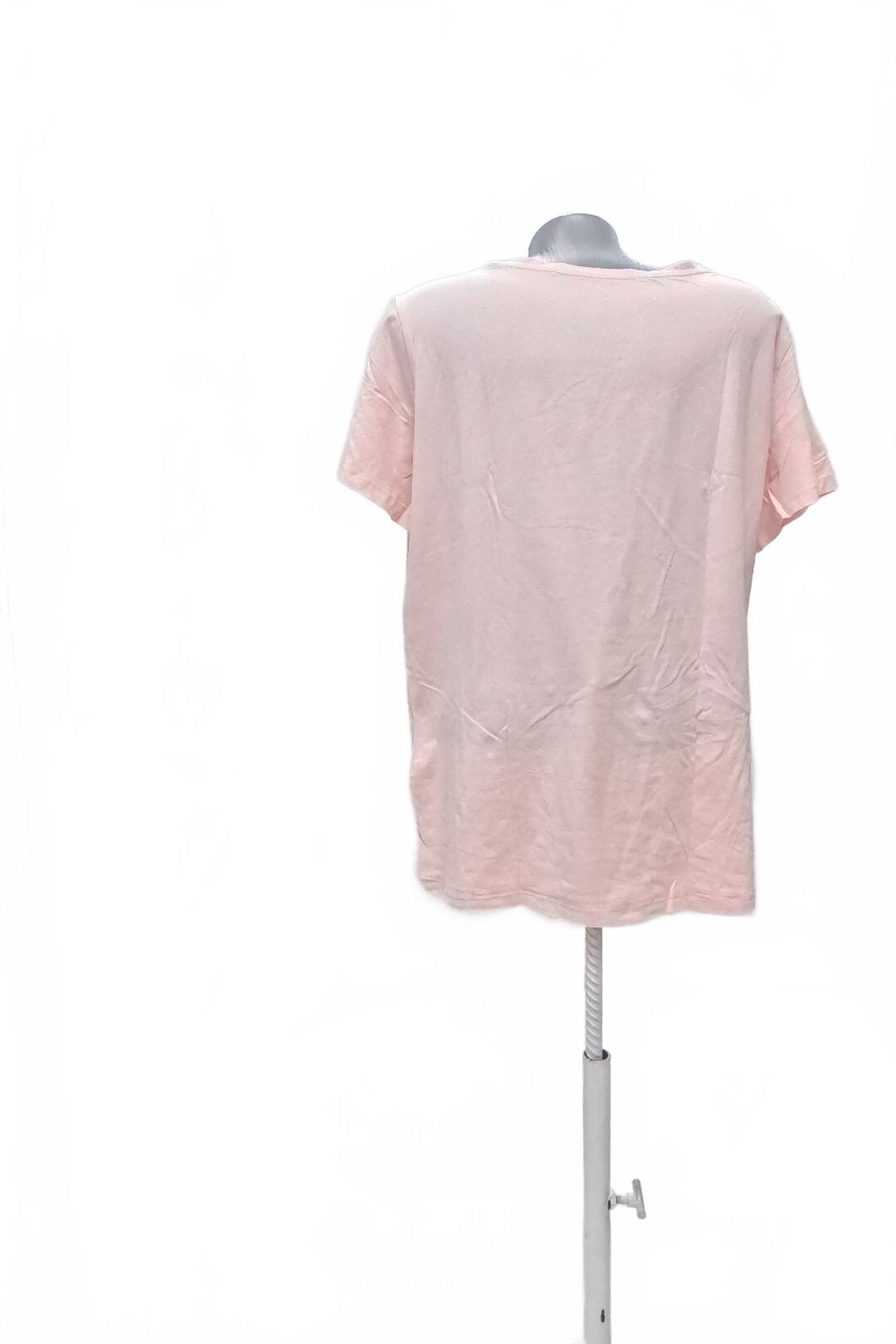 Dámské tričko C&A bez potisku, barva růžová, velikost 2XL