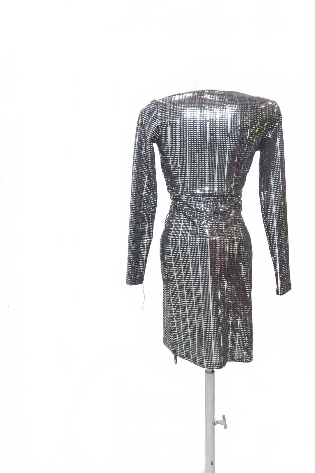 Dámske šaty Cropp, farba strieborná, veľkosť XS