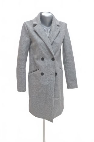 Dámsky kabát Clockhouse / Ckh, farba sivá, veľkosť 34