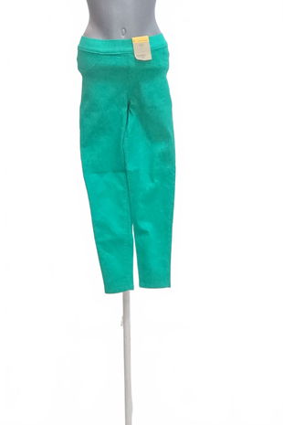 Dámske nohavice Marks & Spencer, farba zelená, veľkosť 34