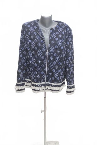 Dámské sako Canda, barva vzorovaná, velikost XL