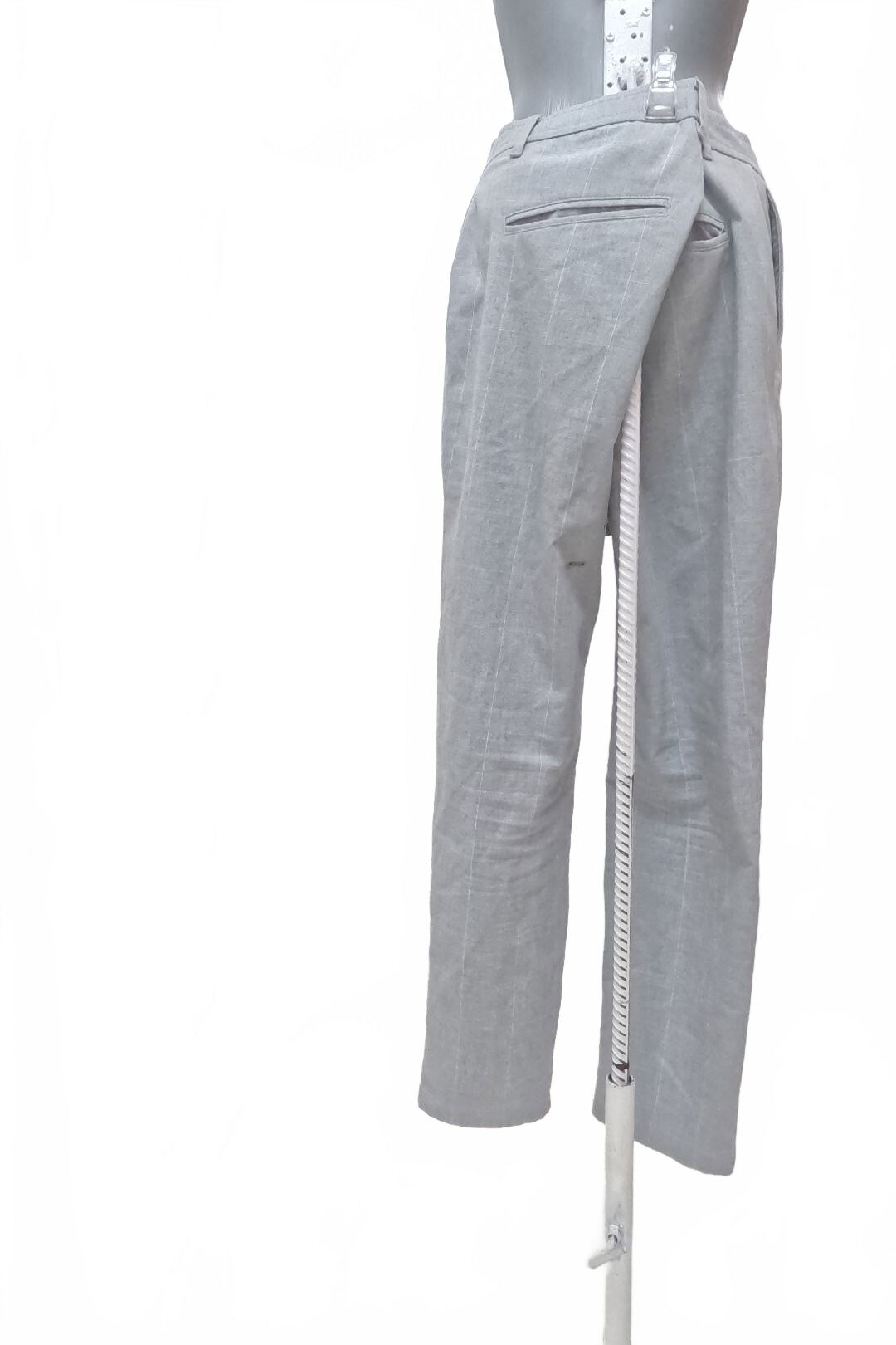 Dámské kalhoty Zara, barva šedá, velikost XL