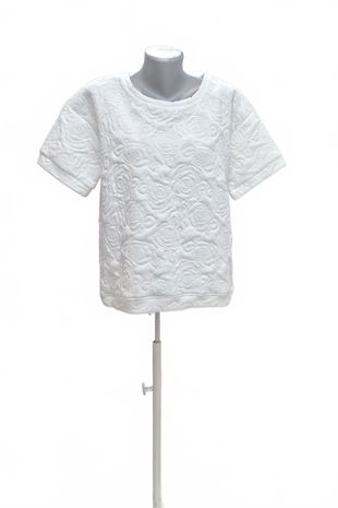 Dámské tričko Genesis bez potisku, barva bílá, velikost XL