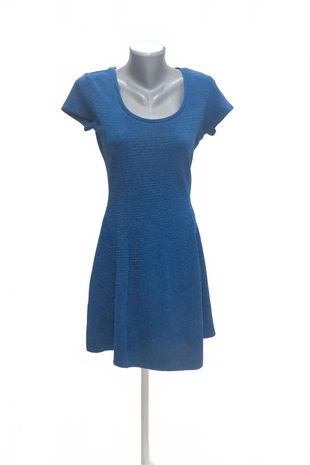 Dámske šaty Gate, farba modrá, veľkosť S