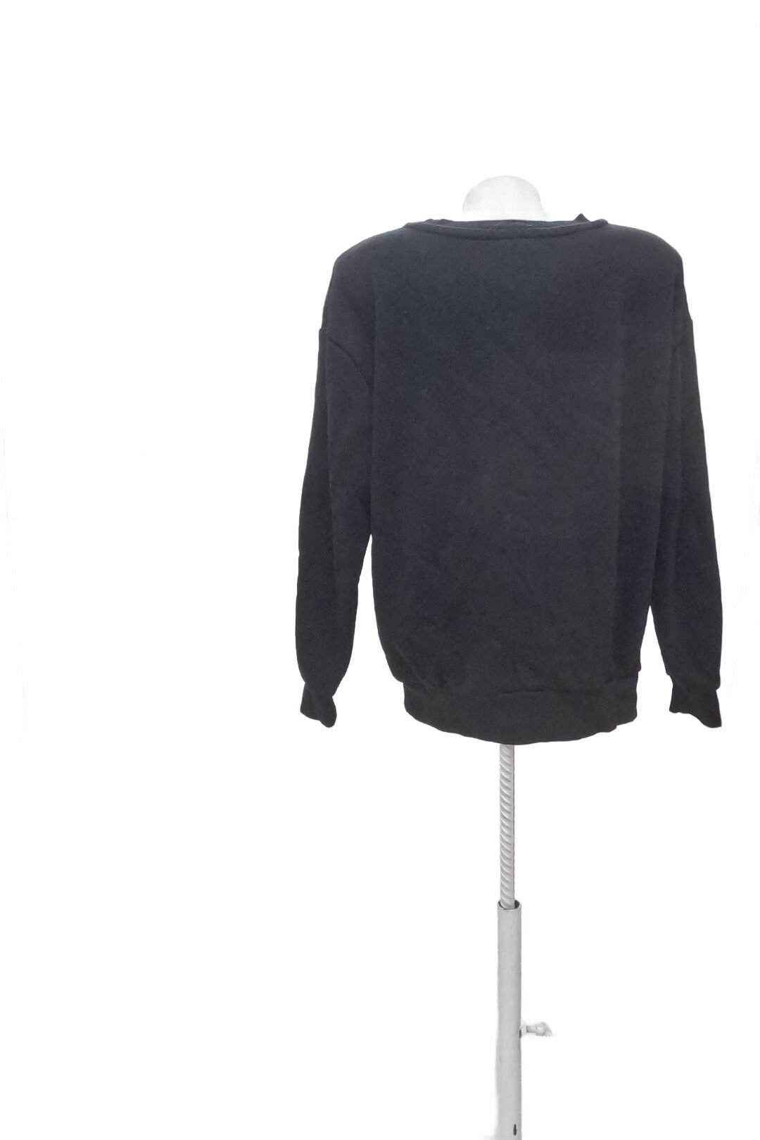 Dámska mikina Clockhouse / Ckh s potlačou, farba čierna, veľkosť S