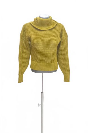 Dámsky sveter Vila, farba žltá, veľkosť XS