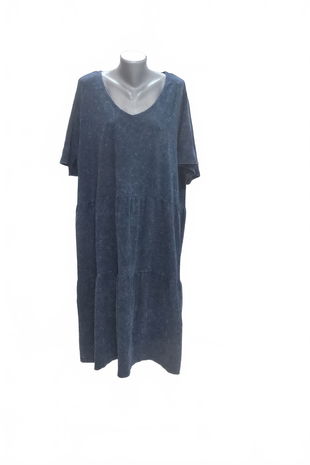 Dámské šaty Ulla Popken, barva modrá, velikost 54