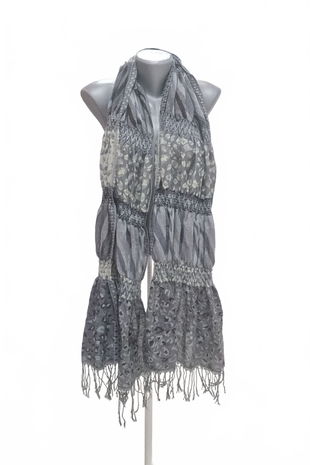 Dámský šátek Genesis, barva šedá