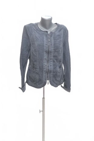 Dámska bunda Biba, farba modrá, veľkosť 42