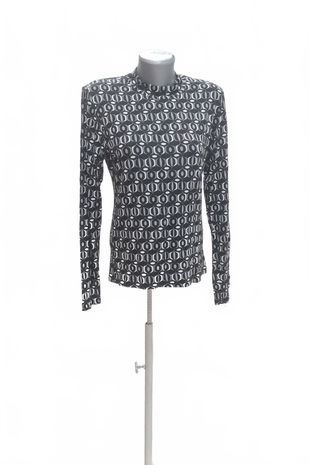 Dámské tričko Amisu bez potisku, barva vzorovaná, velikost 2XL