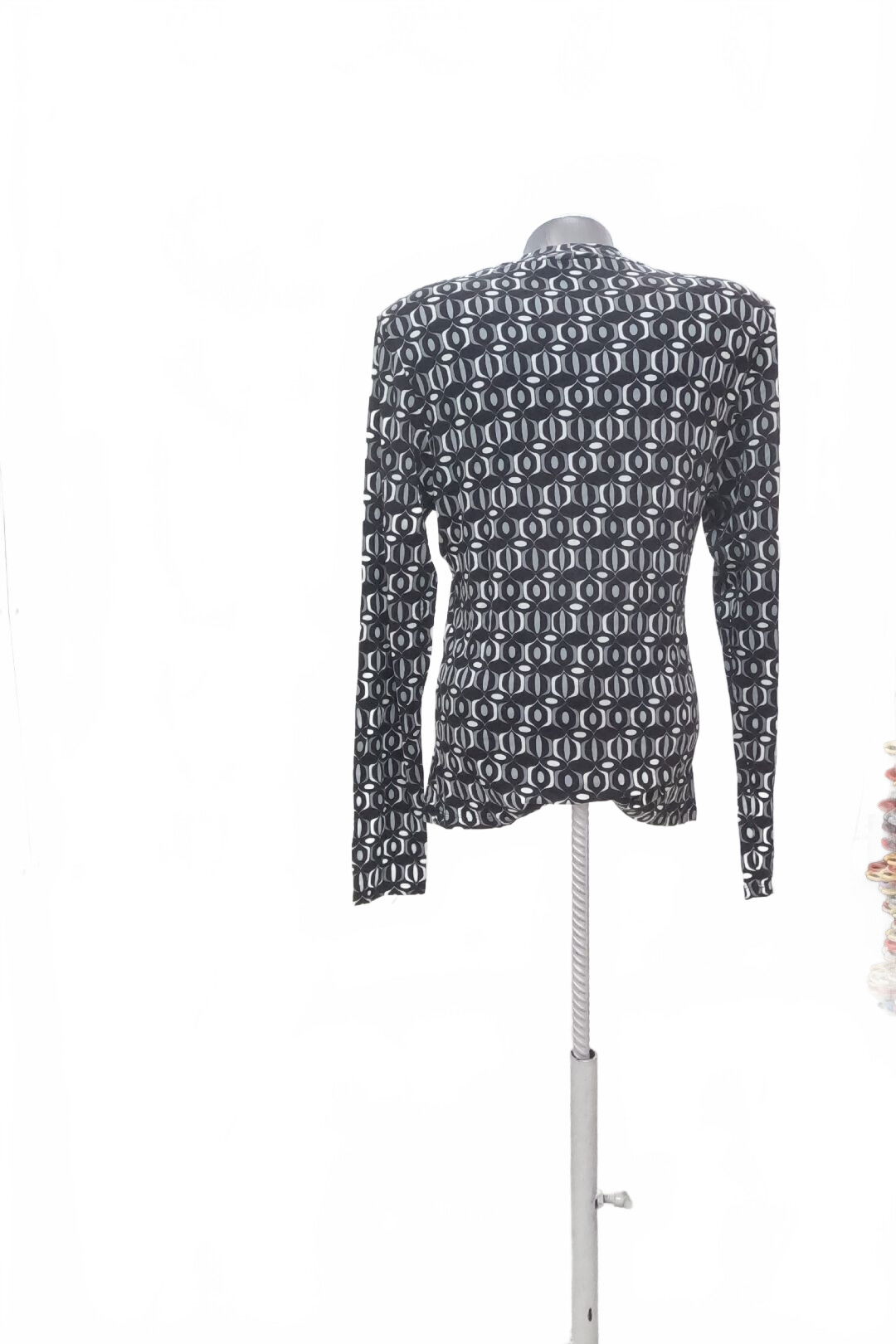 Dámské tričko Amisu bez potisku, barva vzorovaná, velikost 2XL