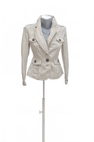 Dámske sako Mango, farba béžová, veľkosť 34