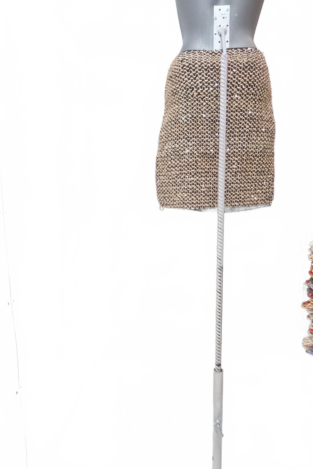 Dámska sukňa Vila, farba béžová, veľkosť M