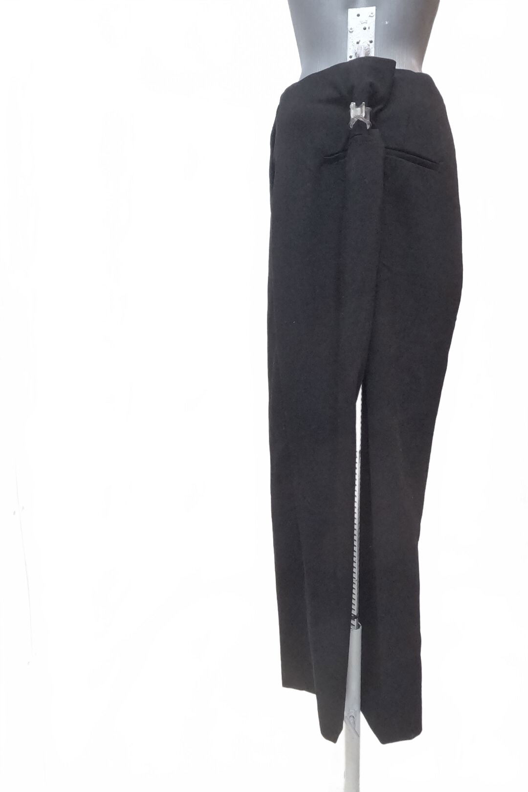 Dámské kalhoty Reserved, barva černá, velikost 46