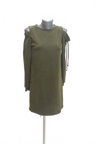 Dámske šaty Gate, farba khaki, veľkosť XS