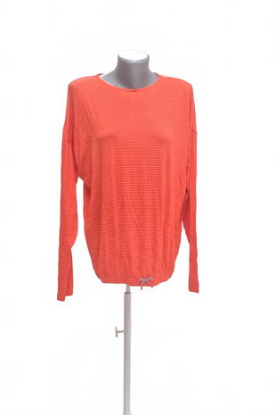 Dievčenské tričko Tchibo bez potlače, farba pruhovaná, veľkosť 170