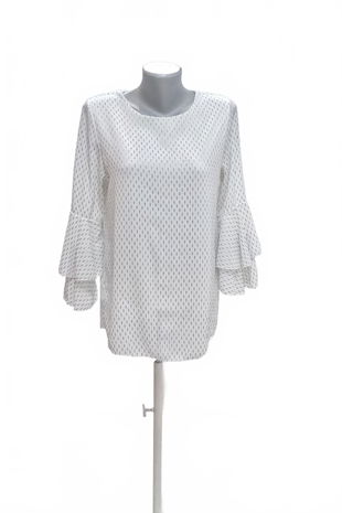 Dámska blúzka New Collection, farba biela, veľkosť S