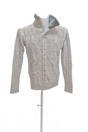 Pánsky sveter Genesis, farba sivá, veľkosť XL