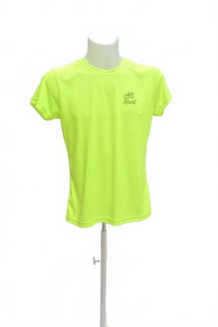 Pánské tričko Altisport bez potisku, barva žlutá, velikost L