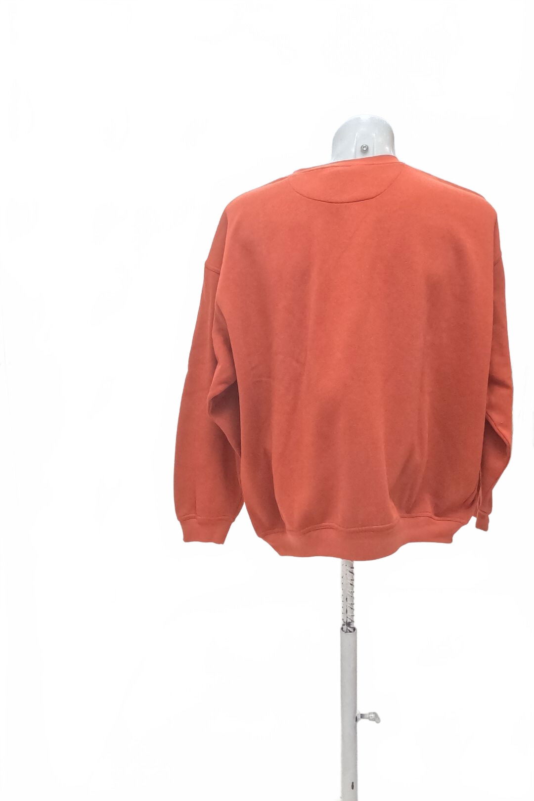 Pánská mikina Canda bez potisku, barva oranžová, velikost 2XL