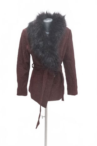 Dámsky kabát H&M, farba červená, veľkosť 44