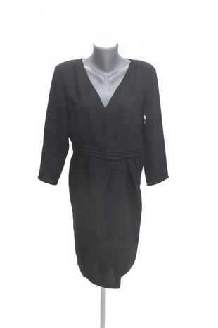 Dámske šaty Promod, farba čierna, veľkosť M