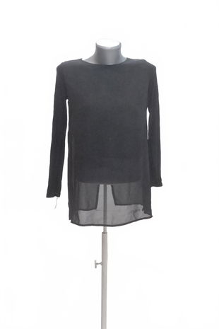 Dievčenská blúzka H&M, farba čierna, veľkosť 158