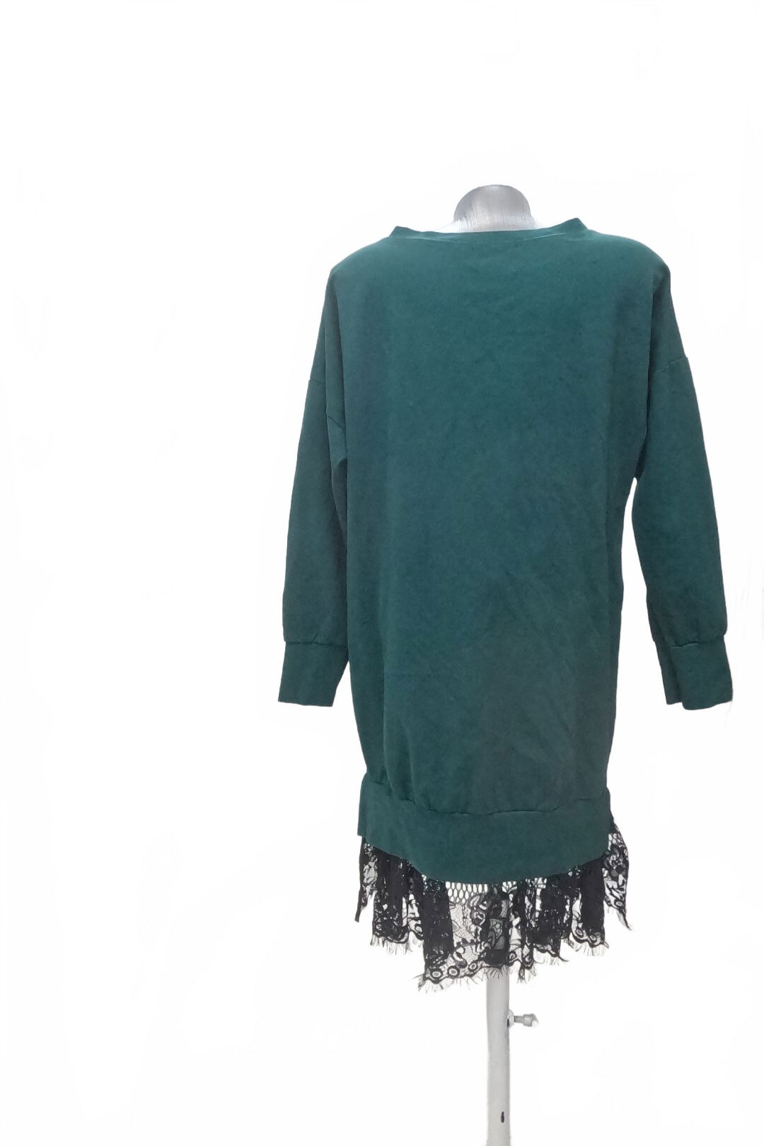 Dámska mikina Sweetissima bez potlače, farba zelená, veľkosť M