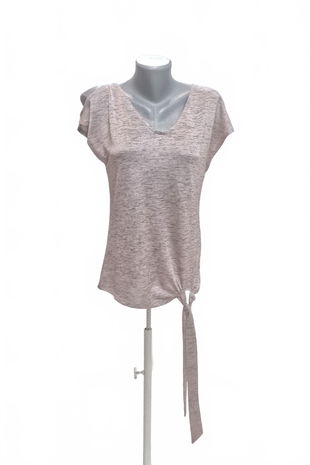 Dámske tričko Camaieu bez potlače, farba ružová, veľkosť S