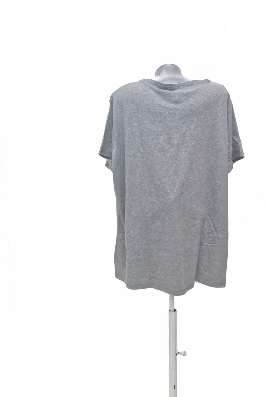 Dámské tričko Decathlon bez potisku, barva šedá, velikost 3XL