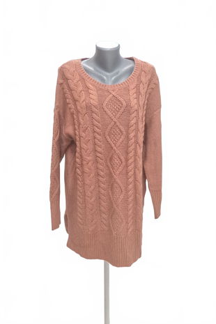 Dámský svetr Blancheporte, barva růžová, velikost 46