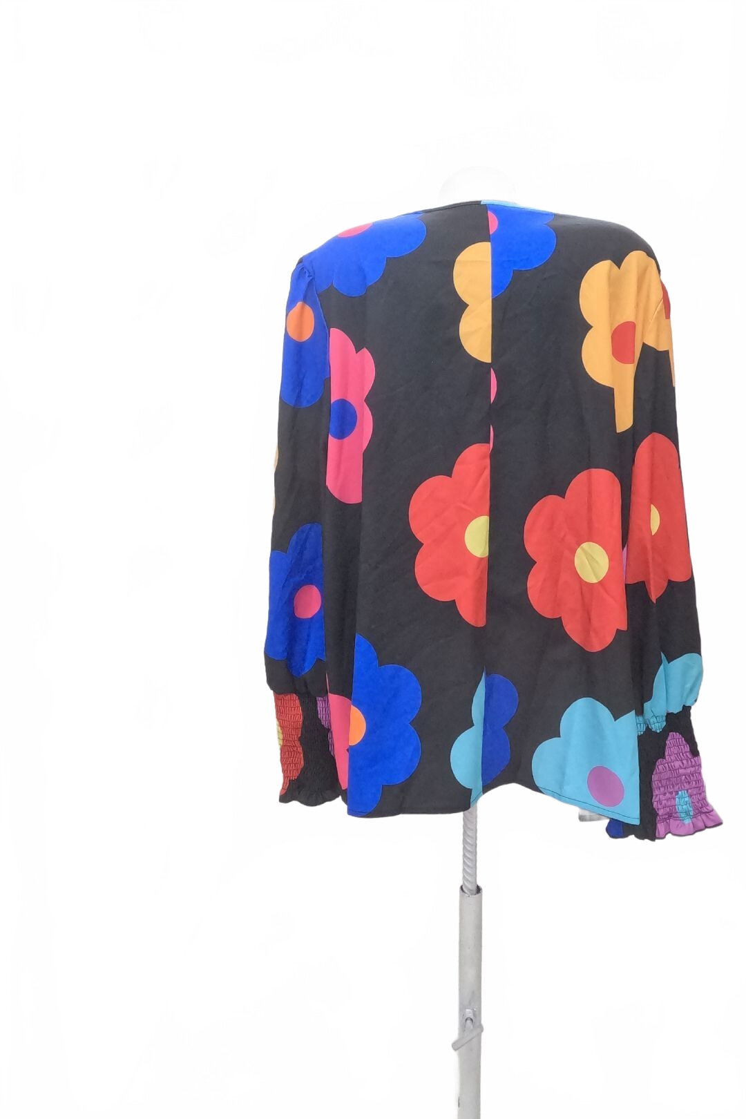 Dámské tričko Shein bez potisku, barva květovaná, velikost 4XL