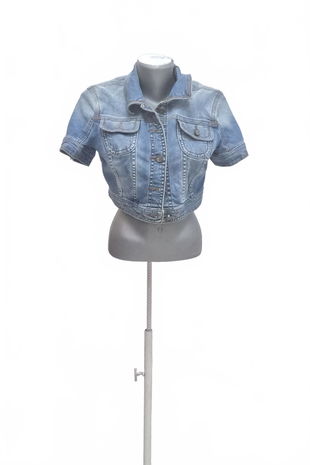 Dámska bunda Colours Of The World, farba denim, veľkosť M