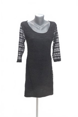 Dámské šaty Fbsister, barva černá, velikost XL