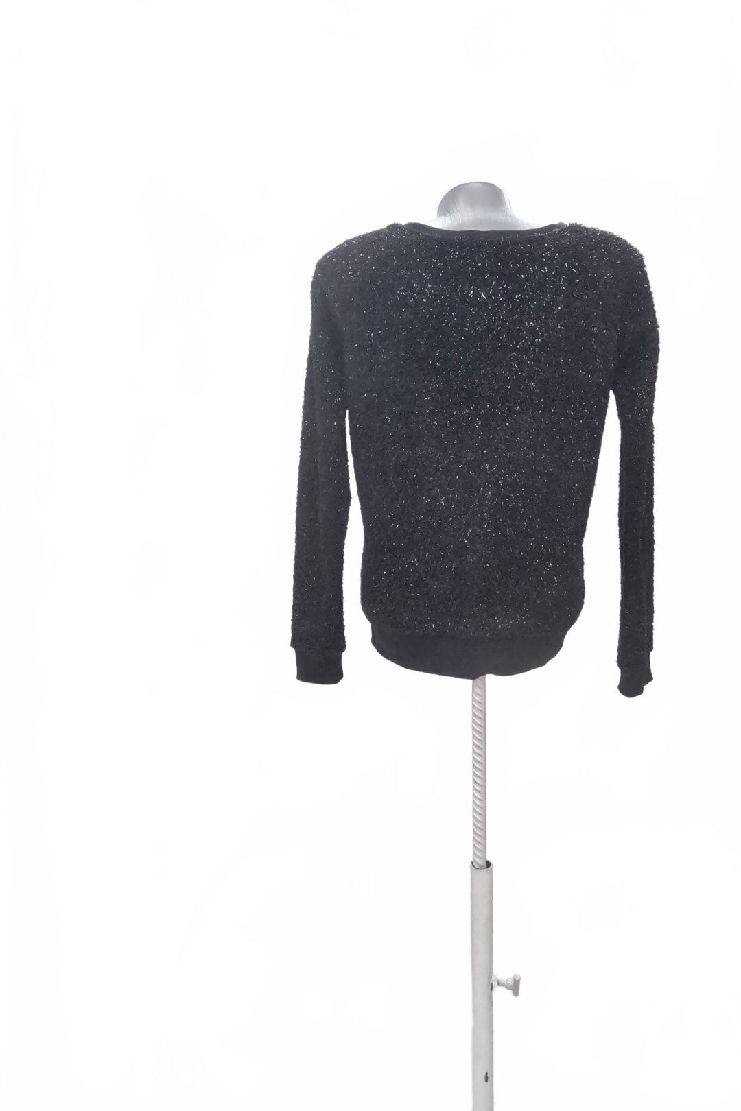 Dámska mikina Clockhouse / Ckh bez potlače, farba čierna, veľkosť XS