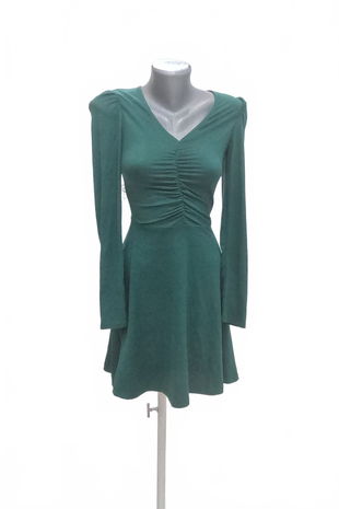 Dámske šaty Terranova, farba zelená, veľkosť XS