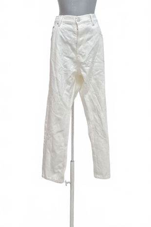 Pánské kalhoty C&A, barva bílá, velikost 2XL