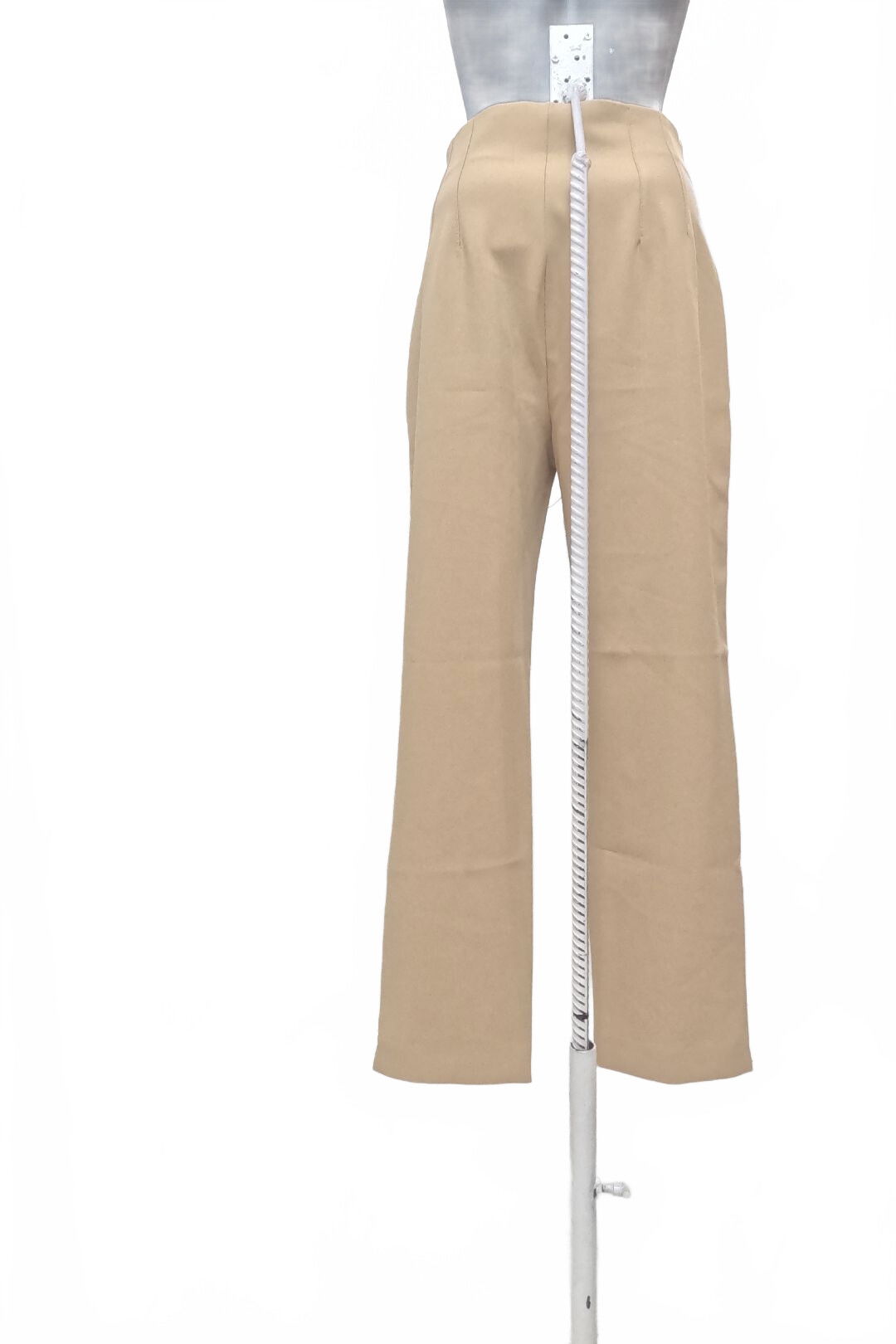 Dámske nohavice Stradivarius, farba béžová, veľkosť 36