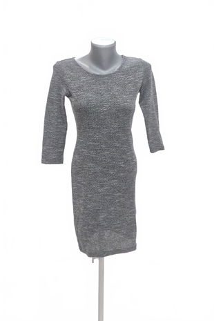 Dámske šaty Gate, farba sivá, veľkosť S