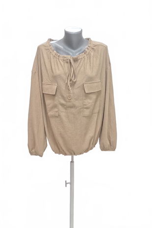 Dámska blúzka Rainbow, farba béžová, veľkosť 40