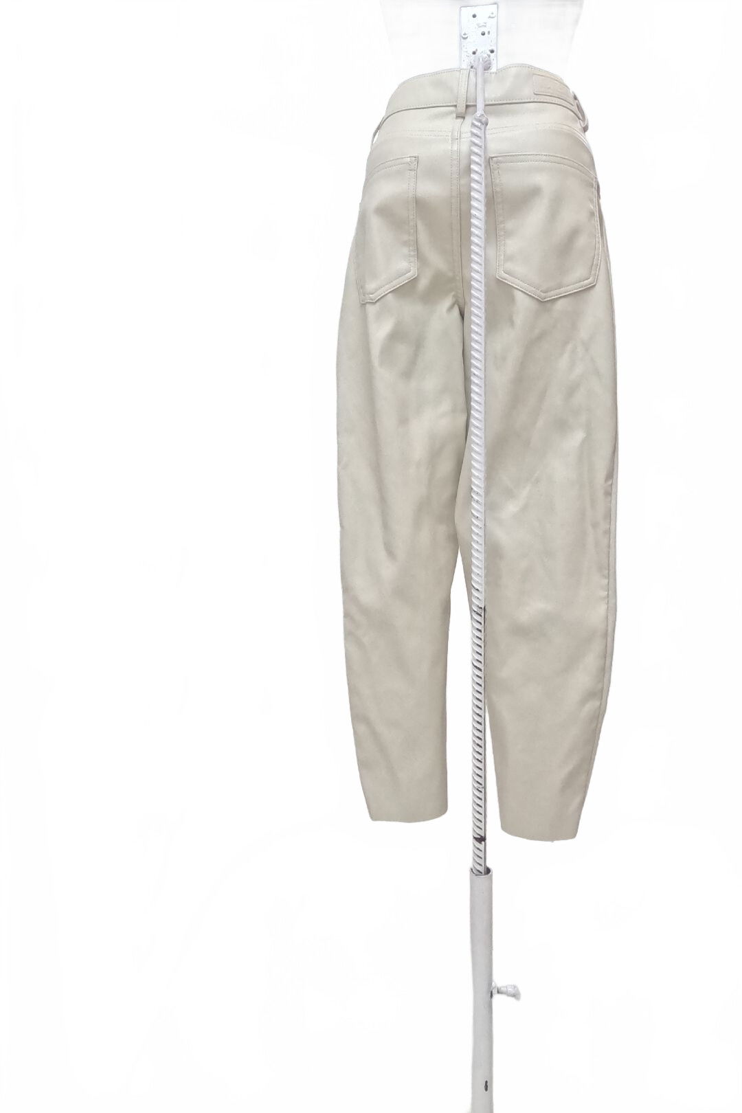 Dámske nohavice Only, farba béžová, veľkosť S