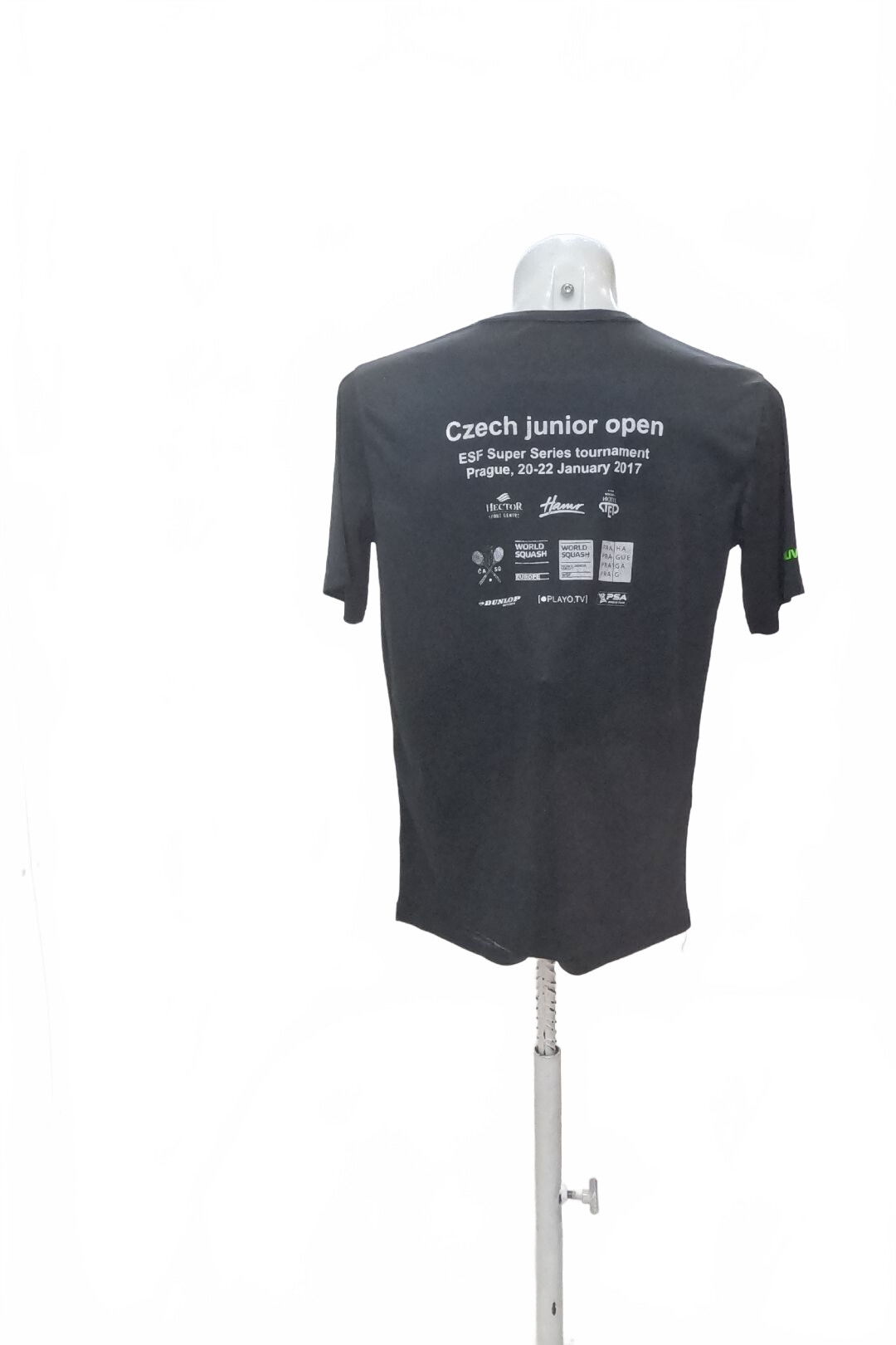 Pánské tričko Genesis s potiskem, barva černá, velikost M