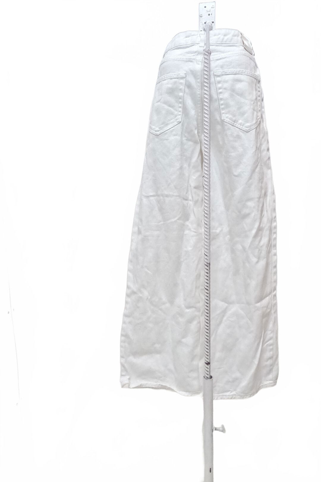 Dámske nohavice Only, farba biela, veľkosť M